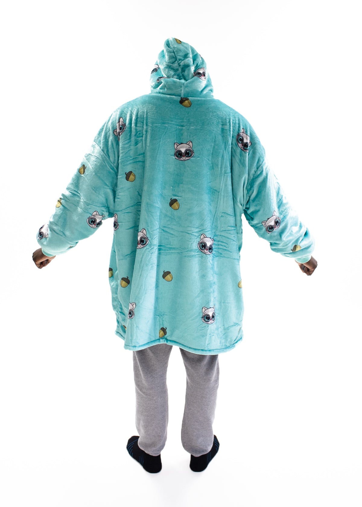 Rocky Adult Snoozy Hoodie Blanket