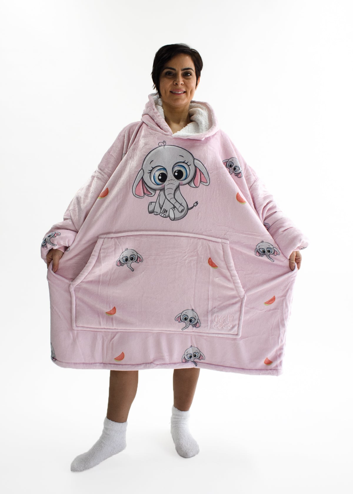 Elly Adult Snoozy Hoodie Blanket