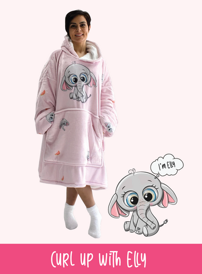 Elly Adult Snoozy Hoodie Blanket