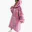 Lotus Pink Snoozy Hoodie Blanket
